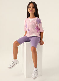 U.S. Polo Assn. Lila Kız Çocuk Pijama Takımı US1756