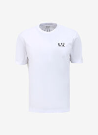 EA7 Slim Fit Bisiklet Yaka Beyaz Erkek T-Shirt 8NPT18PJ02Z