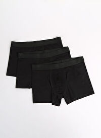 Siyah Erkek Boxer 3LÜ BOXER PAKET   