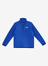 Discovery Expedition Mavi Erkek Çocuk Düz Polar Sweatshirt D4WB-SWT3332