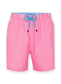 Oxnard Pembe - Beyaz Erkek Şort Mayo OXM7070-GALAPAGOS