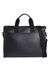 Calvin Klein Siyah Erkek Deri Laptop Çantası TAGGED COMMUTER37
