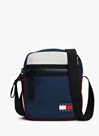 Tommy Hilfiger Lacivert-Beyaz-Kırmızı Erkek Postacı Çantası TJM FRESHMAN REPORTER