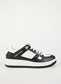 Tommy Hilfiger Beyaz - Siyah Erkek Sneaker TJM BASKET RETRO CUPSOLE WL 