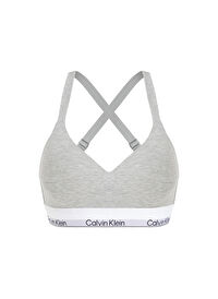 Calvin Klein Gri Kadın LIFT BRALETTE ( ROLLING CHANGE) 000 Bralet Sütyen 