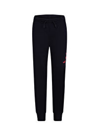 Siyah Erkek Çocuk Bağlamalı Bel Normal Kalıp Baskılı Eşofman Altı 95D289-023-JDN JUMPMAN BASELINE PAN