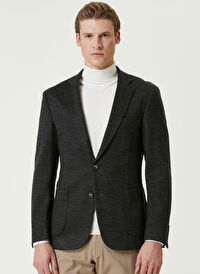 Network Antrasit Erkek Slim Fit Düz Ceket 1093109 