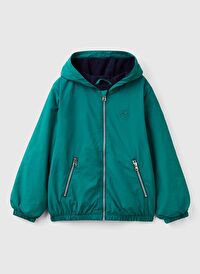 Benetton Koyu Yeşil Erkek Çocuk Düz Ceket 2IGGCN04W 28Y 
