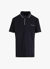 Skechers S212224-001 Polo M Short Sleeve Pol Siyah Erkek Normal Kalıp Polo T-Shirt