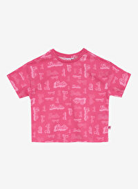 Barbie Çok Renkli Kız Çocuk Desenli Pijama Takımı BRB5SG-PJM6077