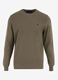 Brooks Brothers Haki Erkek Bisiklet Standart Kazak BBFW24MKL003