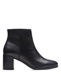 Clarks Siyah Kadın Deri Topuklu Bot 26174797