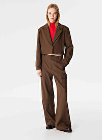 Twist Taba Kadın Regular Fit Düz Blazer TW6240106043021