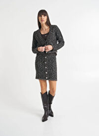 Pinko Siyah Kadın Standart Düz Ceket 103963-A21R/ZM7 