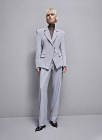 Patrizia Pepe Bej Kadın Standart Blazer 8S0495 
