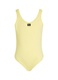 Calvin Klein Sarı Kız Çocuk Baskılı Mayo KY0KY00099ZA6