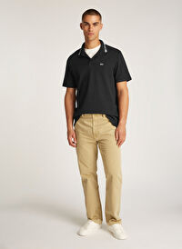 Tommy Hilfiger Siyah Erkek Regular Fit Polo T-Shirt DM0DM20225BDS TJM TIPPED LOGO POLO