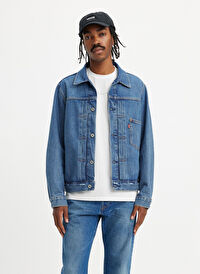 Levis Mavi Erkek Ceket Normal Düz Denim Ceket A3174-0004_TYPE I TRUCKER DANCING Q 