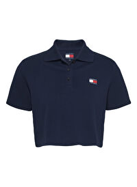 Tommy Jeans Mavi Kadın Slim Fit T-Shirt DW0DW21363C1G
