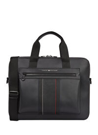 Tommy Hilfiger Siyah Erkek Laptop Çantası TH FOUNDATION COM TER BAG