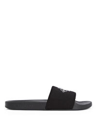 Calvin Klein Siyah Erkek Plaj Terliği SLIDE MONOGRAM CV