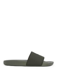 Calvin Klein Haki Erkek Plaj Terliği POOL SLIDE W/ CK SQUARE