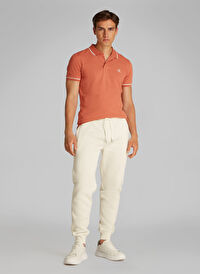 Calvin Klein Jeans Kahve Erkek Polo T-Shirt J30J315603GAM TIPPING POLO