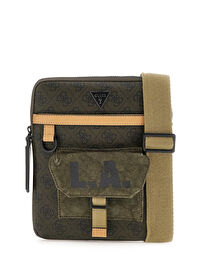 Guess Haki Erkek Postacı Çantası MILANO COMPACT BACKP - P5123