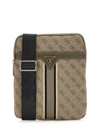 Guess Bej - Haki Erkek Postacı Çantası MILANO COMPACT BACKP - P5123