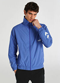 Hummel Mavi Erkek Baskılı Yağmurluk 940266-7837 HMLCLIFT RAINCOAT