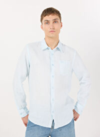 Guess Çok Renkli Erkek Standart Desenli Gömlek M5GH73WH3J0F7AO LS NAPA LINEN SHRT
