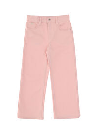 U.S. Polo Assn. Pembe Kız Çocuk Denim Pantolon LOTUS-P