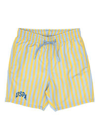 U.S. Polo Assn. Sarı Erkek Çocuk Şort Mayo OLIVE-KIDS