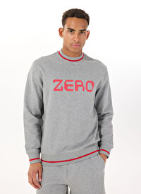 Gmg Fırenze Gri Erkek Bisiklet Regular Fit Sweatshirt GU25MSS08020
