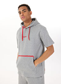 Gmg Fırenze Gri Erkek Kapüşon Oversize Sweatshirt GU25MSS08021