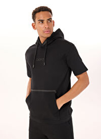Gmg Fırenze Siyah Erkek Kapüşon Oversize Sweatshirt GU25MSS08021