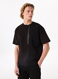 Gmg Fırenze Siyah Erkek Oversize T-Shirt ZR25MSS03050