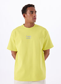 Gmg Fırenze Sarı Erkek Oversize T-Shirt GU25MSS03028