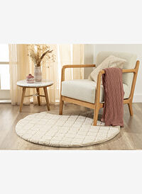 Soft Touch Halı 120 cm Bej