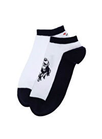 U.S. Polo Assn. Beyaz Erkek Çorap TAMAS 2'LI PAKET