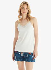 Blackspade Ekru Kadın Normal Düz Pijama Takımı 51848