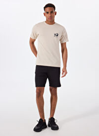 Lumberjack A10193948508010-MB CT101 PES SHORT Siyah Regular Fit Erkek Sweat Şort