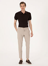 Pierre Cardin Bej Erkek Slim Fit Pantolon E19400/PB