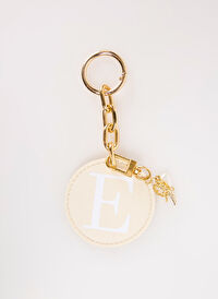 Happyme Ekru Çanta Aksesuar Yuvarlak Harfli Charm Hm 06 E