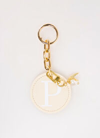 Happyme Ekru Çanta Aksesuar Yuvarlak Harfli Charm Hm 19 P