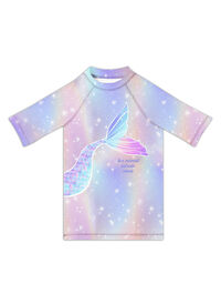 Slipstop Lila Kız Çocuk Desenli T-Shirt ST2415000004