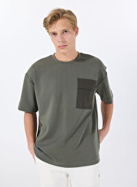 Gmg Fırenze Haki Erkek Regular Fit T-Shirt GU25MSS03009