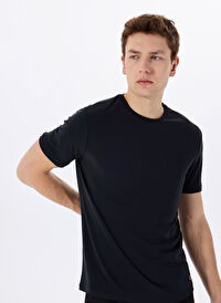 Gmg Fırenze Siyah Erkek Slim Fit T-Shirt GU25MSS03014