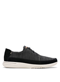 Clarks Siyah Erkek Süet Günlük Ayakkabı Easeway Lace