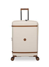 İtluggage Ekru Unisex Çekçekli Sert Valiz Illustrious Orta